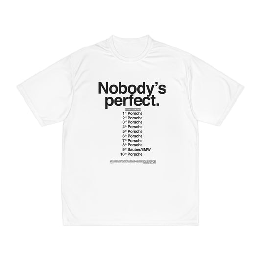 Nobody’s Perfect Porsche T-Shirt