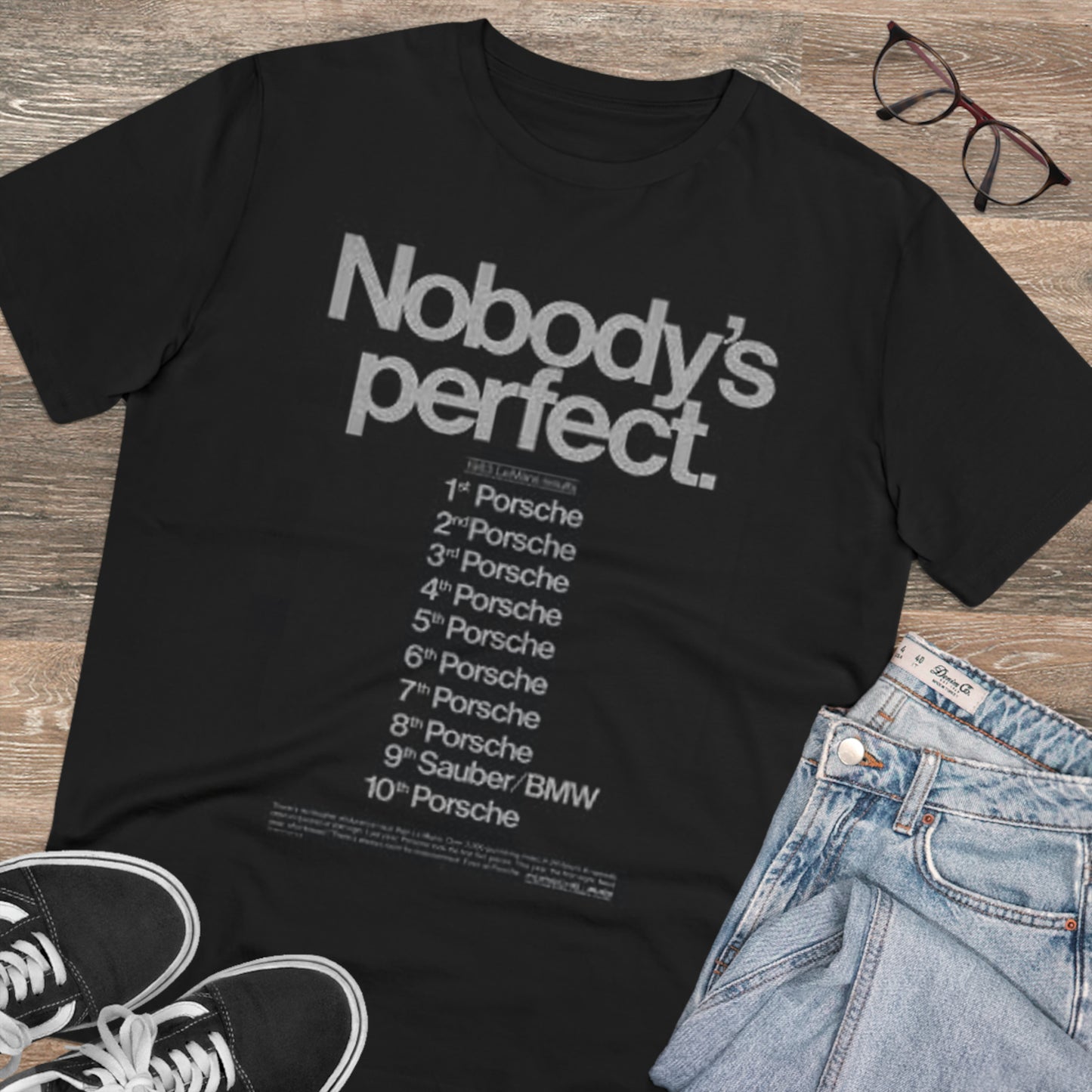 Nobody Perfect Black T-shirt - Unisex