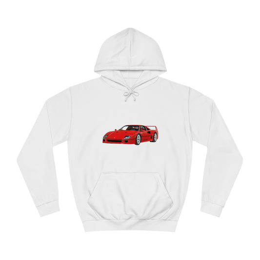 Ferrari F-40 Unisex College Hoodie